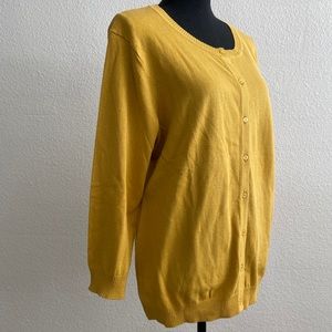Van Heusen Yellow Cardigan